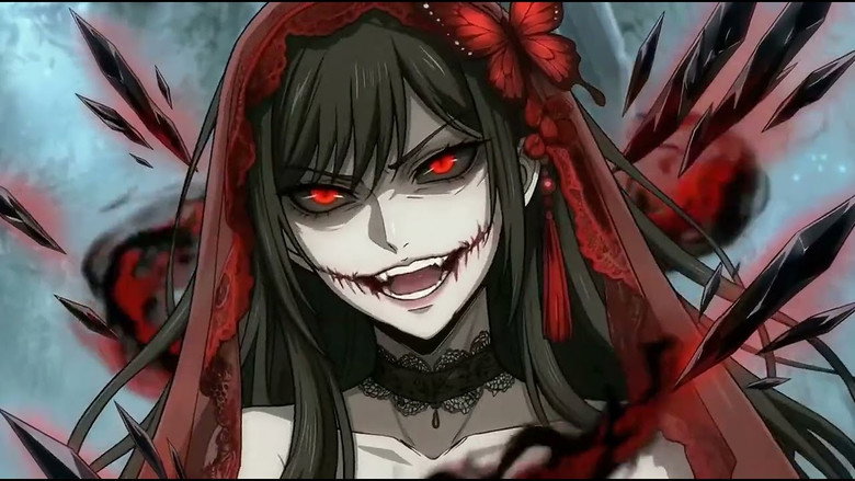 Still from murderous twin ghost sisters