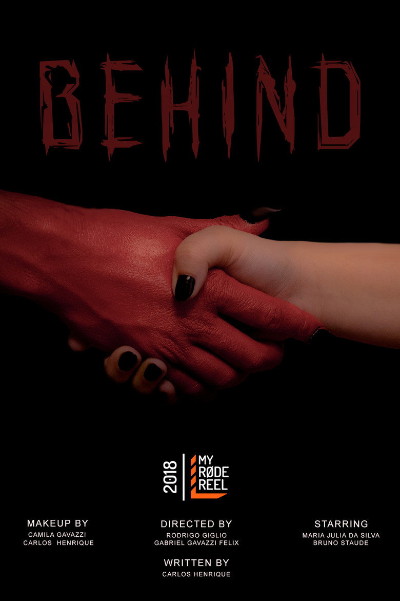 Behind