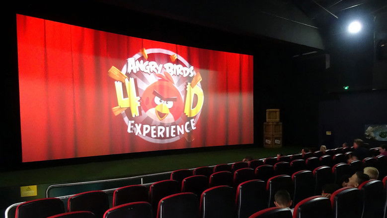 Image d'arrière-plan 1 du film Angry Birds 4D Experience