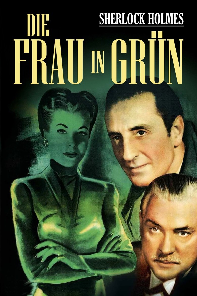 Die Frau in Grün poster