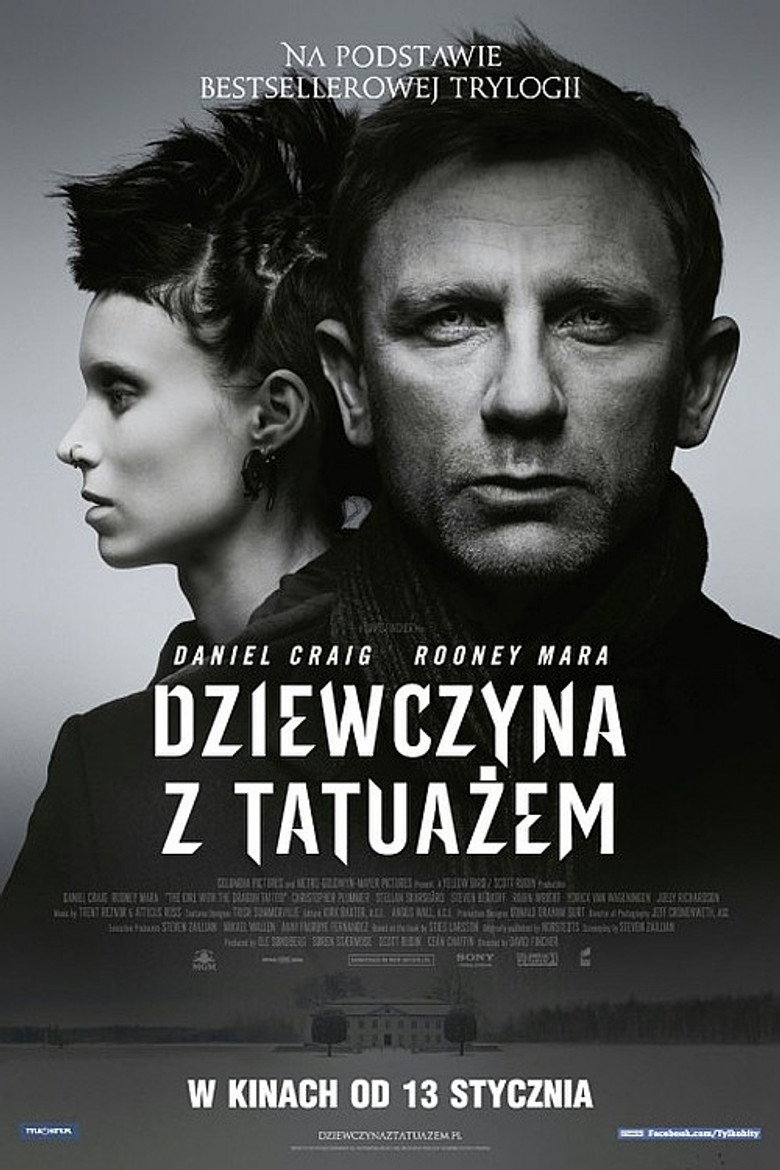 Plakat filmu Dziewczyna z tatuażem