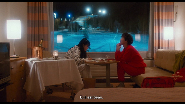 私をスキーに連れてって — image de fond catalogue