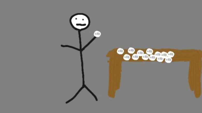 Imatge de A stick man's acid trip