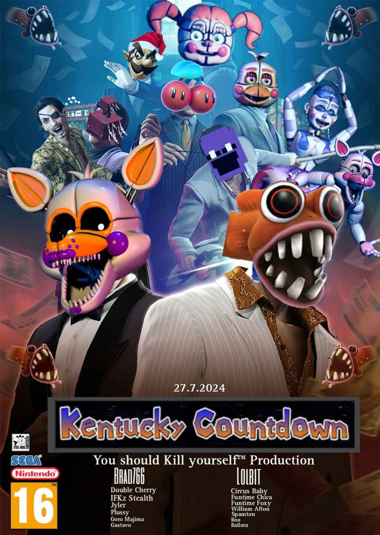 Brad & Lolbit: Kentucky Countdown background