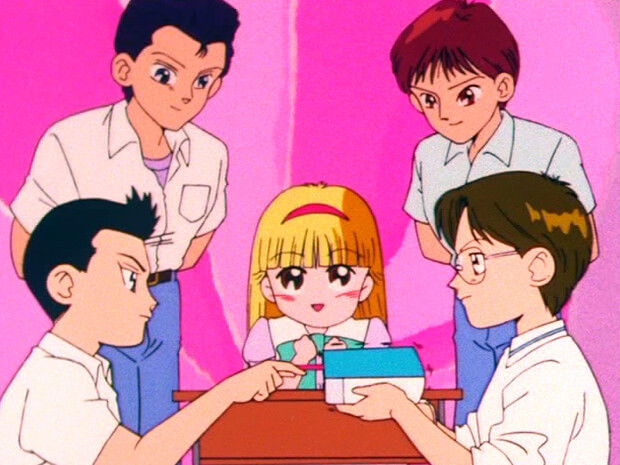 Still image for Goldfish Warning! season 1 episode 26: The Troop of Beautiful Boys Shows up / A Happy Dare Still image for Goldfish Warning! season 1 episode 26: The Troop of Beautiful Boys Shows up / A Happy Dare