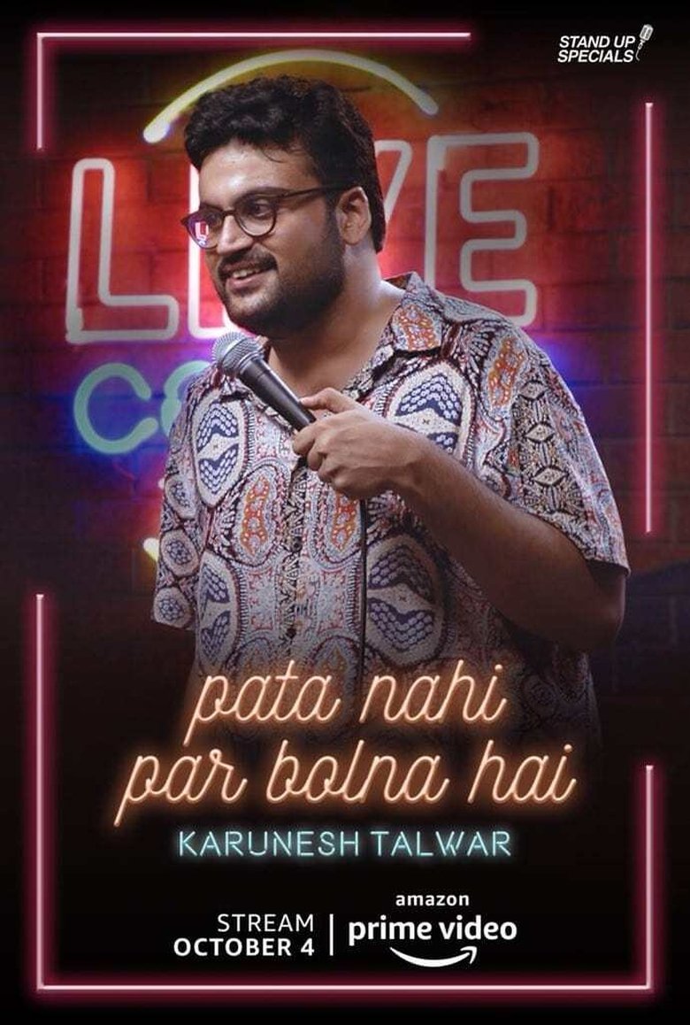 Pata Nahi Par Bolna Hai: A Comedy Special by Karunesh Talwar main poster