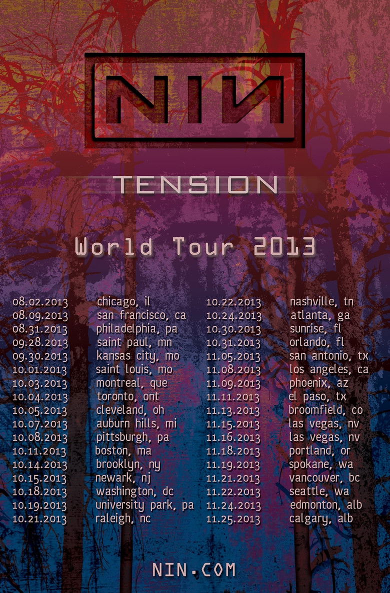 Imatge de VEVO Presents: Nine Inch Nails Tension 2013