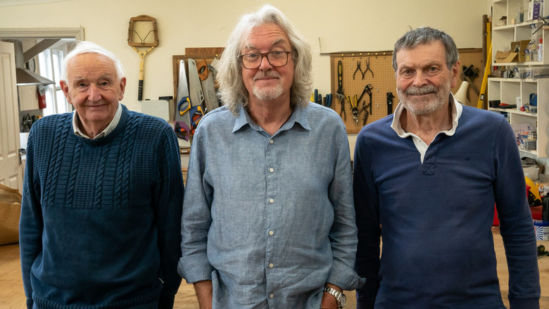 Still image for James May and the Dull Men season 1 episode 7: Suncream Dispenser Still image for James May and the Dull Men season 1 episode 7: Suncream Dispenser