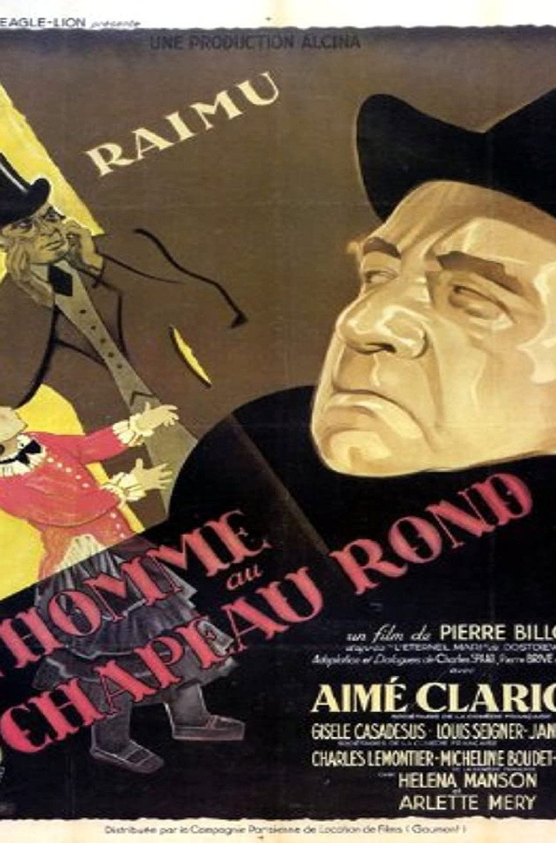 Affiche de L'HOMME AU CHAPEAU ROND