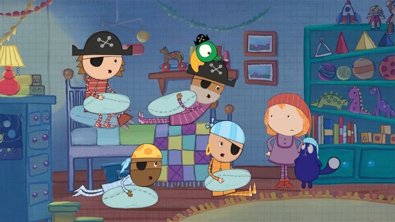 Still image for Peg + Cat season 1 episode 4: The Sleepover Problem Still image for Peg + Cat season 1 episode 4: The Sleepover Problem