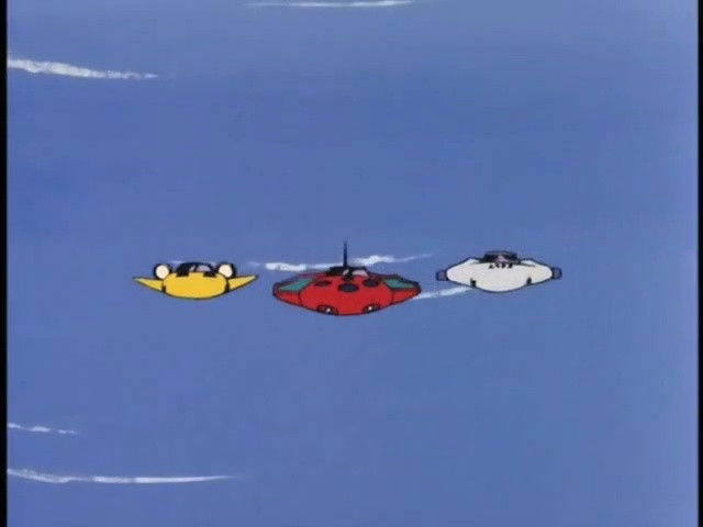 Still image for Getter Robo season 1 episode 14: Risking Our Lives In The Crimson Skies! Still image for Getter Robo season 1 episode 14: Risking Our Lives In The Crimson Skies!