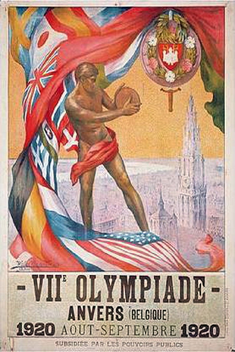 Olympiade in Antwerpen background