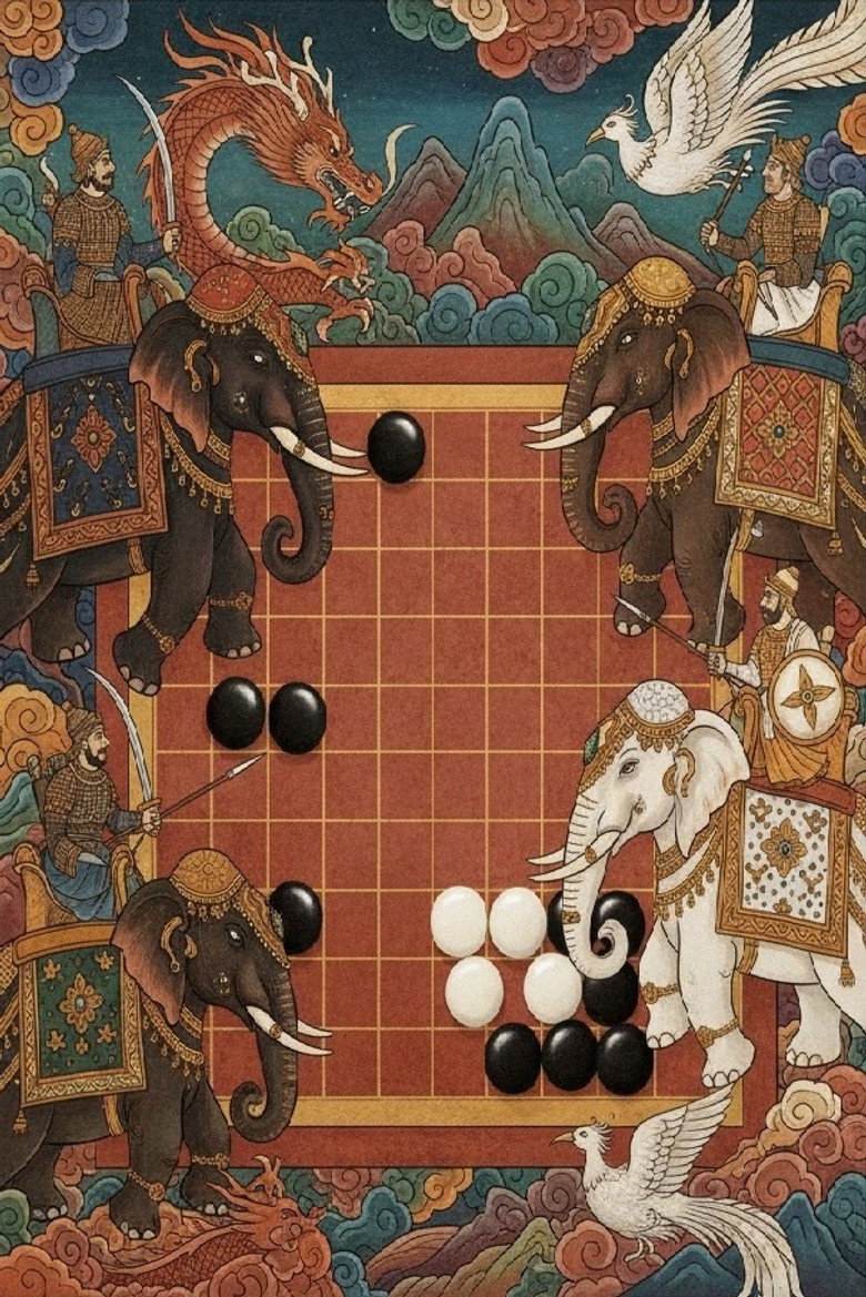 Official poster for 陈林涛的围棋打入攻防专题