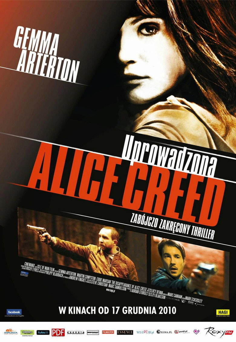 Plakat filmu Uprowadzona Alice Creed