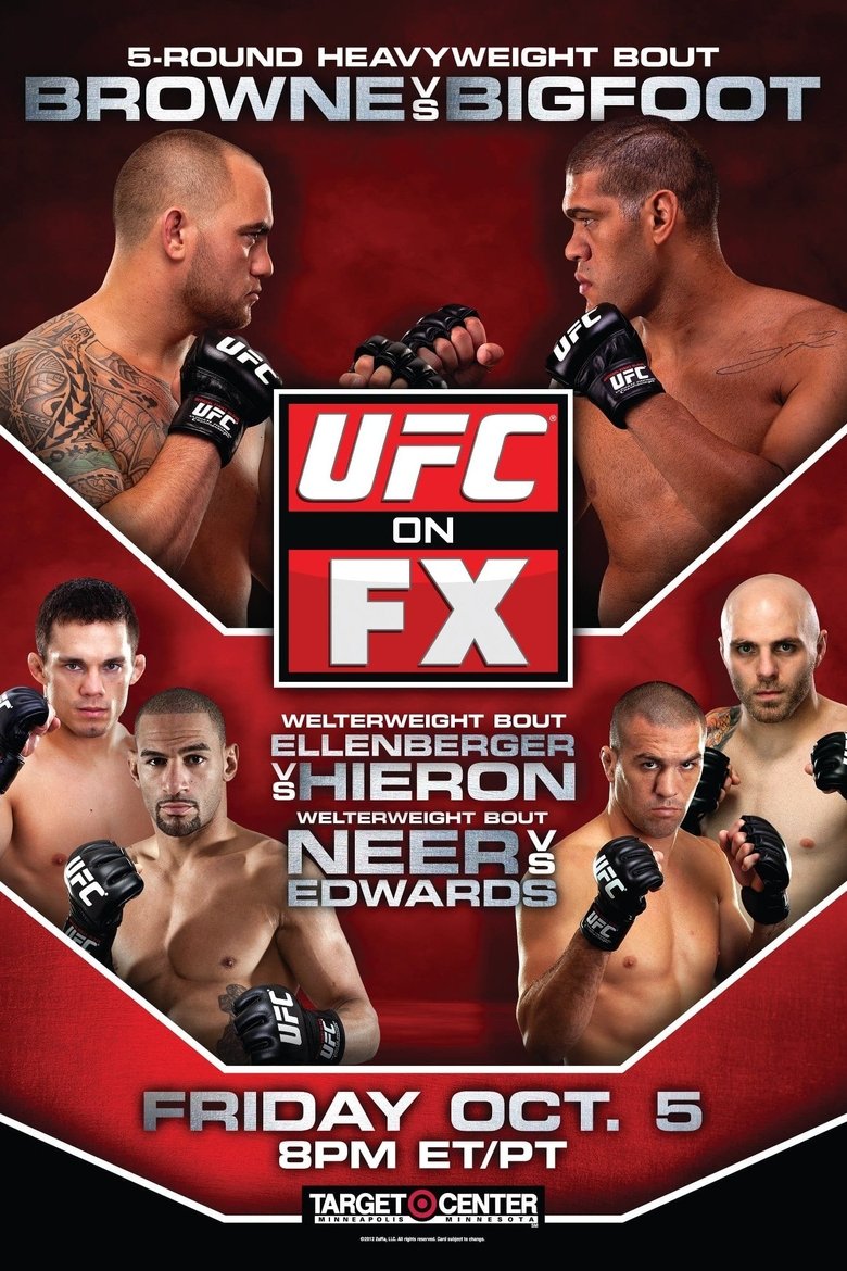 UFC on FX 5: Browne vs. Bigfoot main poster
