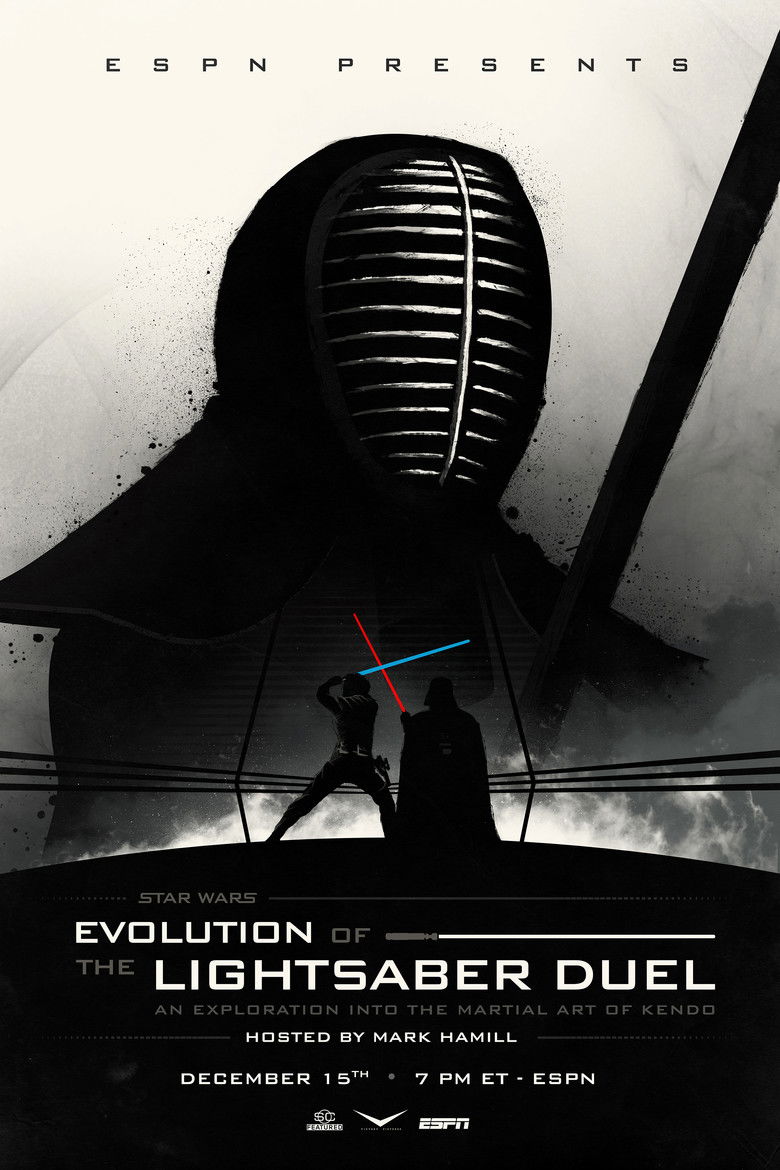 Movie poster for Star Wars: Evolution of the Lightsaber Duel