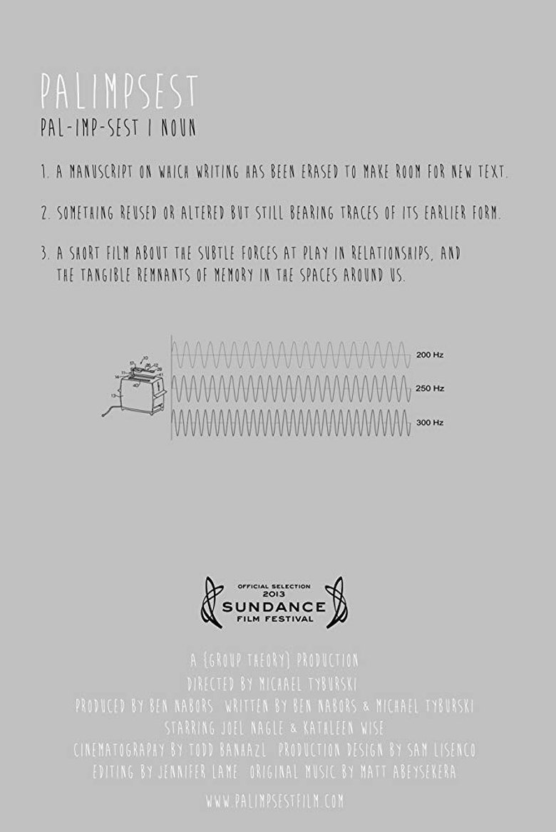 Palimpsest main poster