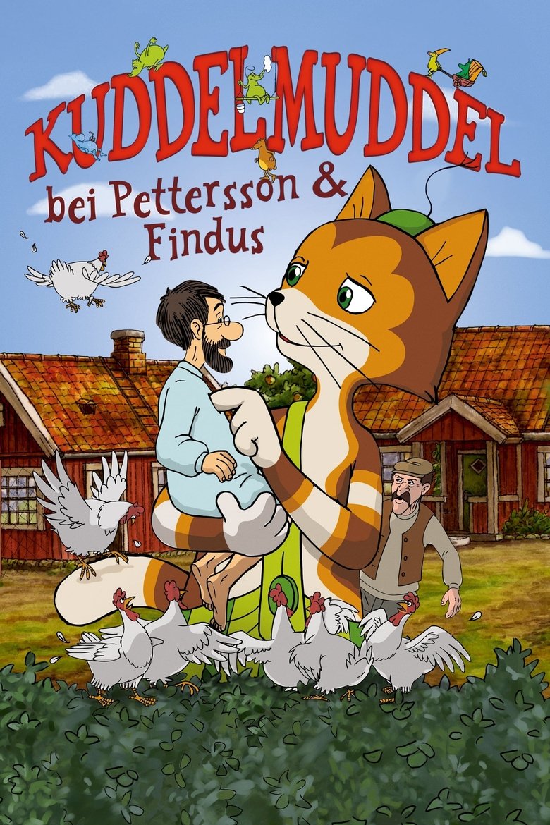 Kuddelmuddel bei Pettersson & Findus poster
