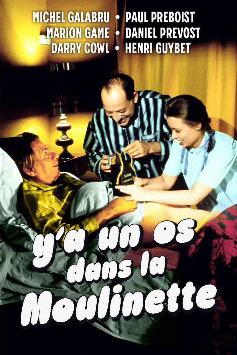 Affiche de Y'A UN OS DANS LA MOULINETTE