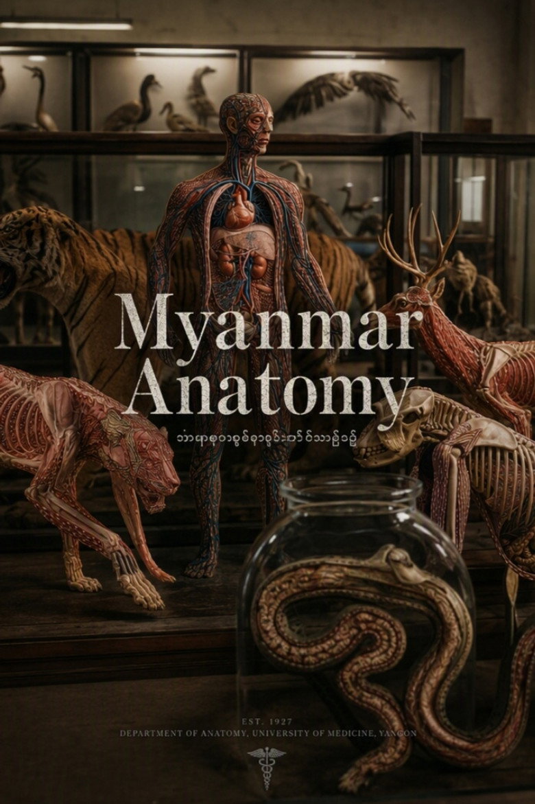 Myanmar Anatomy background