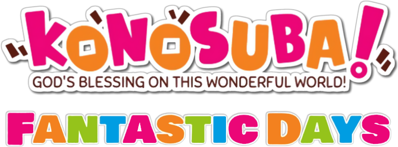 Logo artwork for KONOSUBA - God's blessing on this wonderful world!