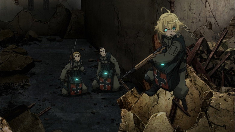 Still from Youjo Senki - Temporada 1 Episodio 8