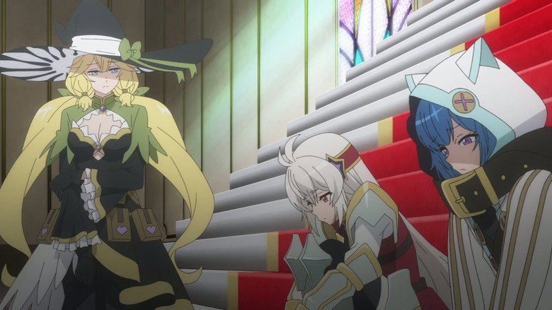 Still from My Gift Lvl 9999 Unlimited Gacha: Backstabbed in a Backwater Dungeon, I'm Out for Revenge! - Season 1 Episode 12