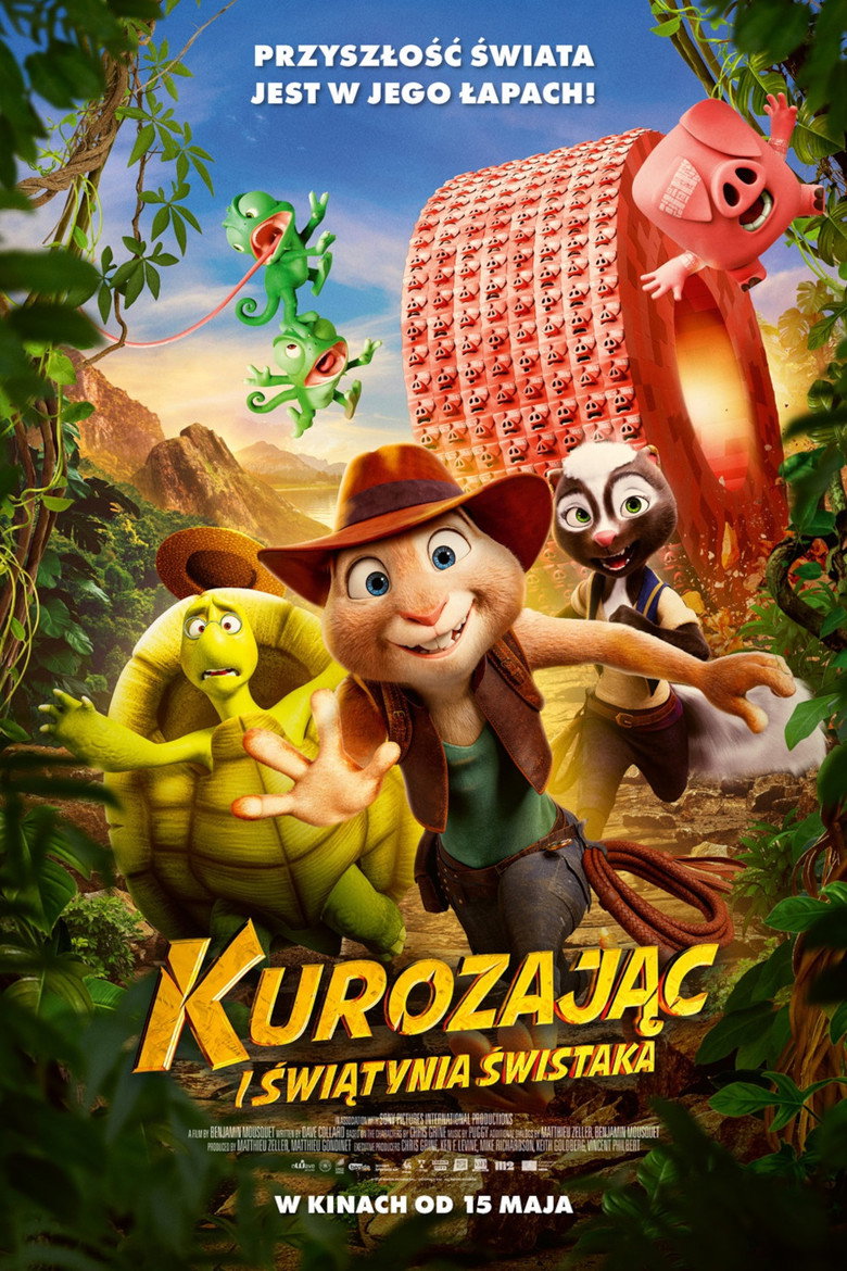 Plakat filmu Kurozając i świątynia Świstaka
