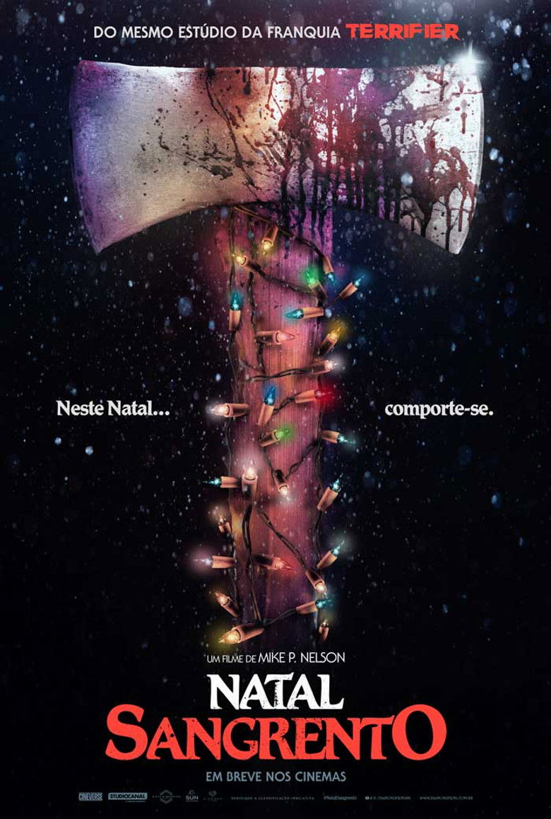Pôster de Natal sangrento