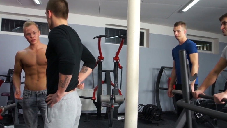 Bareback Threesome Jocks galeri 2