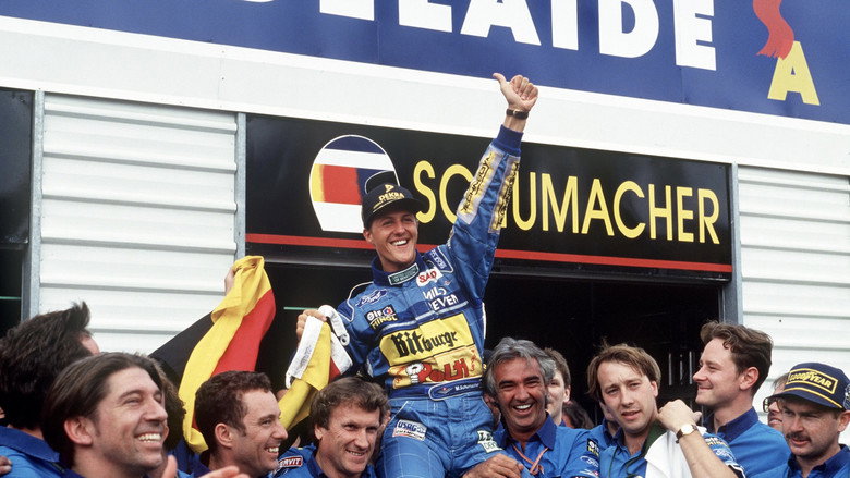 Still from Schumacher ’94 – The Birth of a Legend