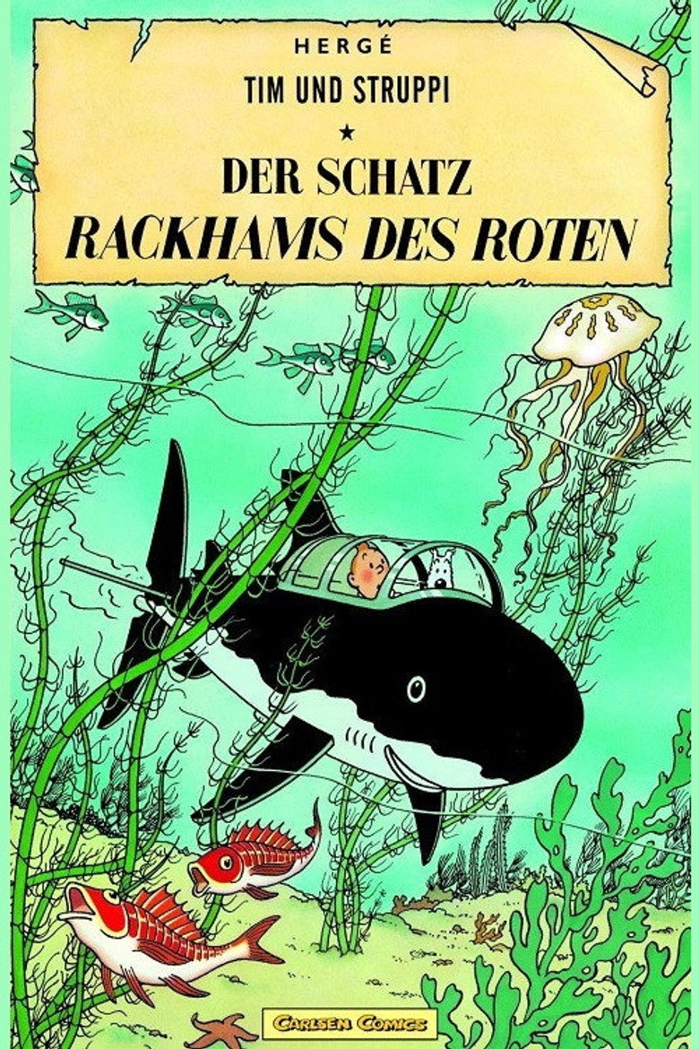 Filmplakat zu Tim und Struppi - Der Schatz Rackhams des Roten