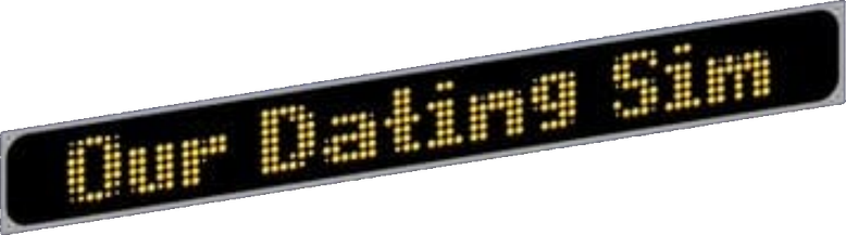 Logo artwork for Our Dating Sim
