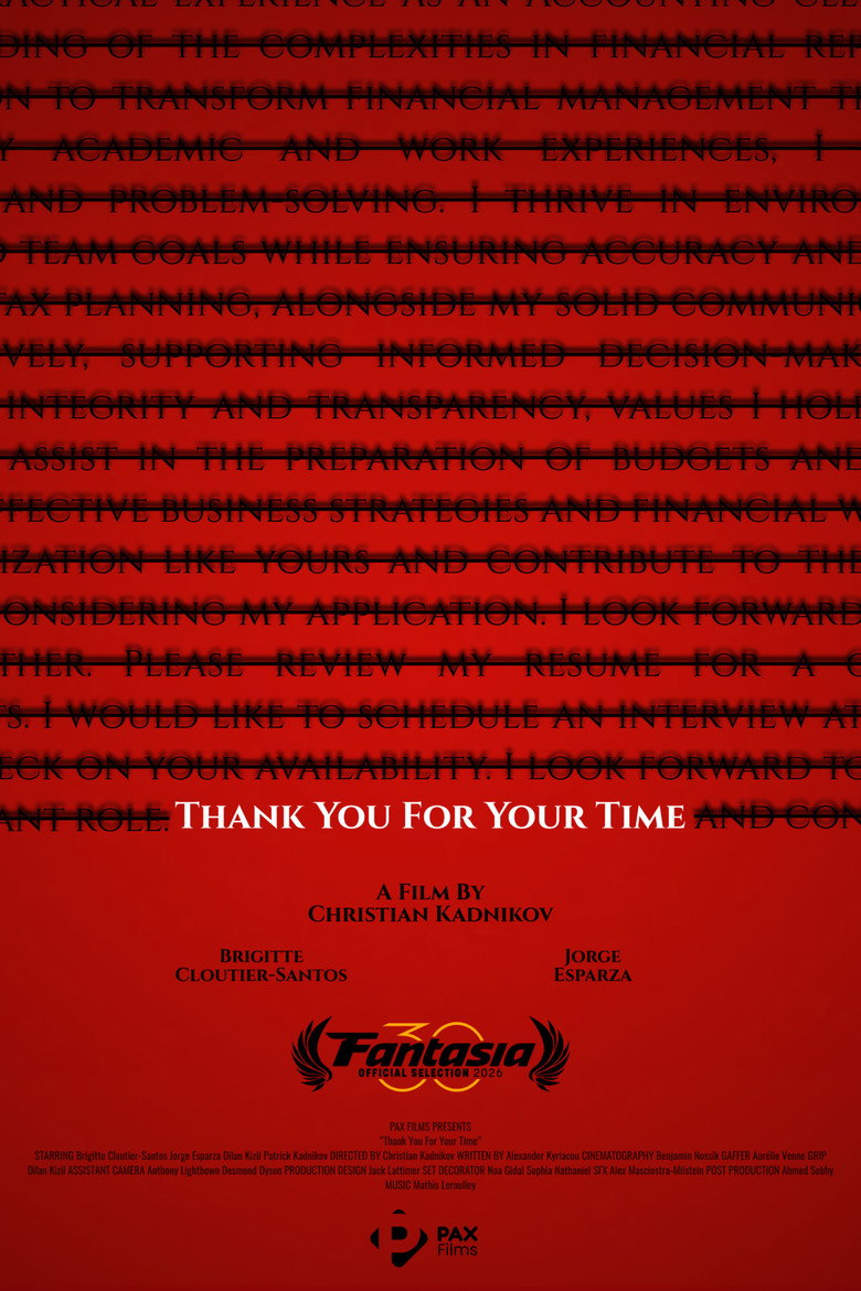 Thank You For Your Time