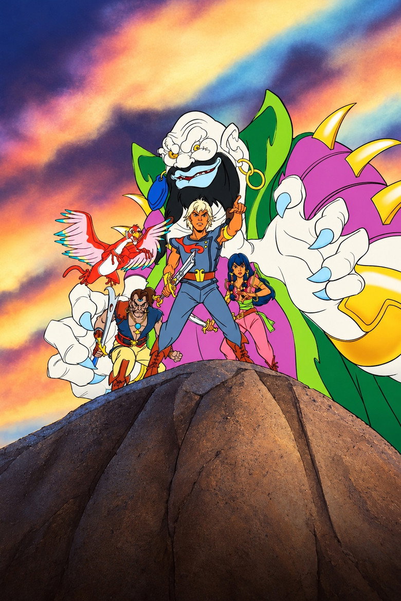 Season 1 poster for The Pirates of Dark Water