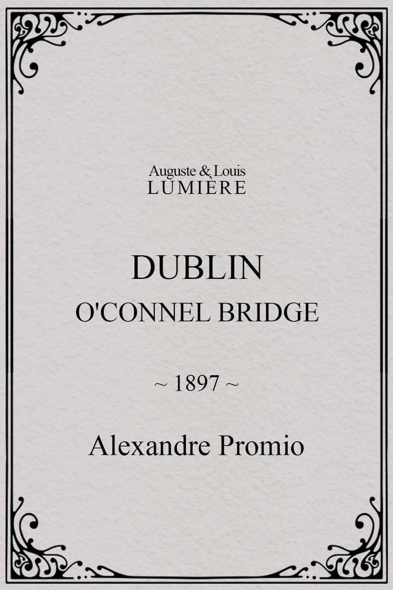 Dublin, O'Connel Bridge main poster