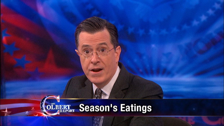 Still from The Colbert Report - Season 11 Episode 30