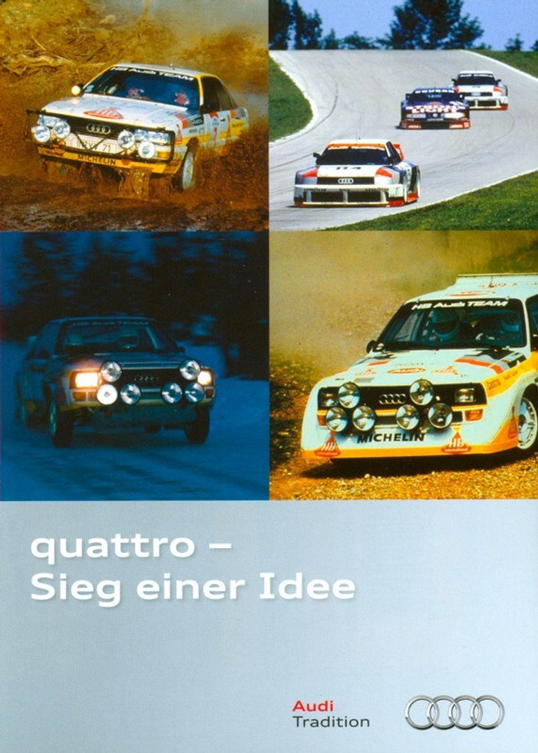 Audi Tradition - quattro - Sieg einer Idee background