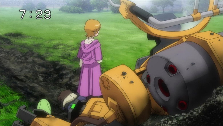 Still from Mobile Suit Gundam Unicorn - Season 1 Episode 1