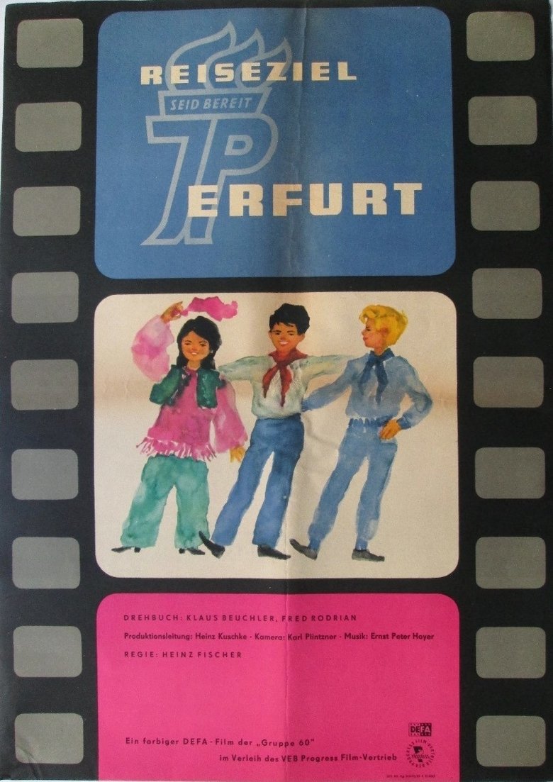 Reiseziel Erfurt main poster