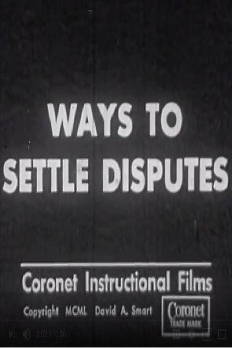 Ways to Settle Disputes background