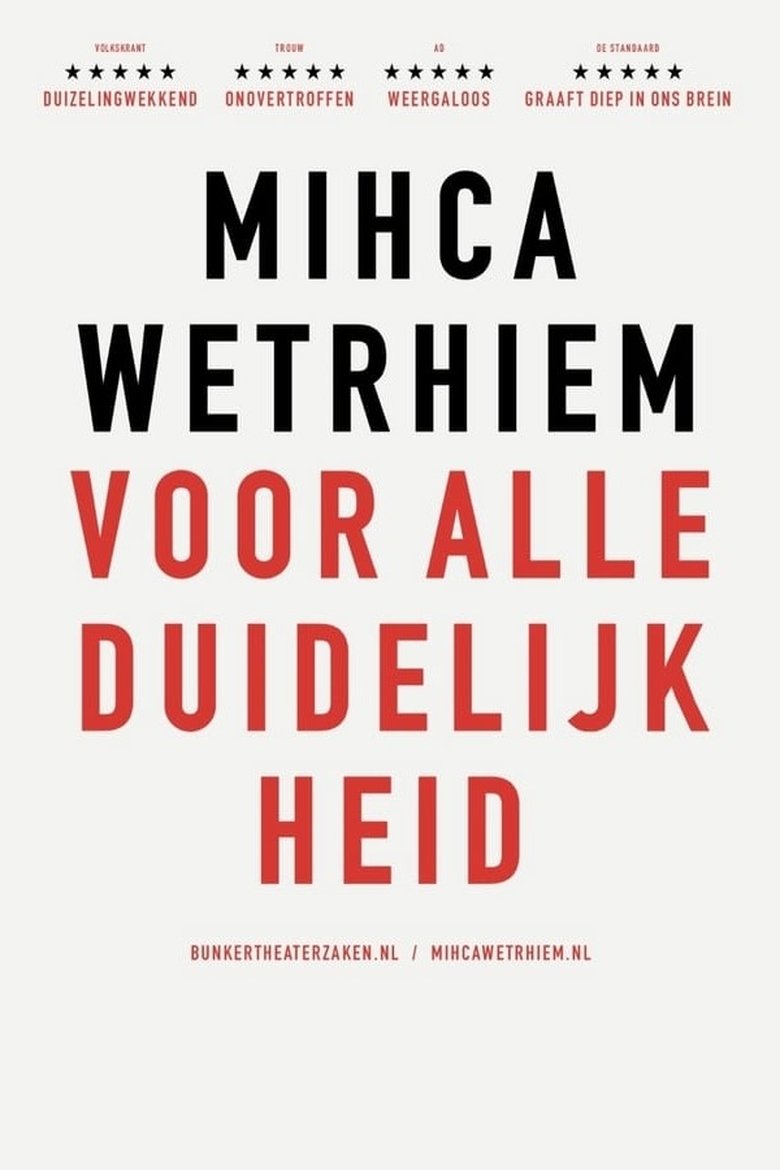 Micha Wertheim: Voor Alle Duidelijkheid main poster