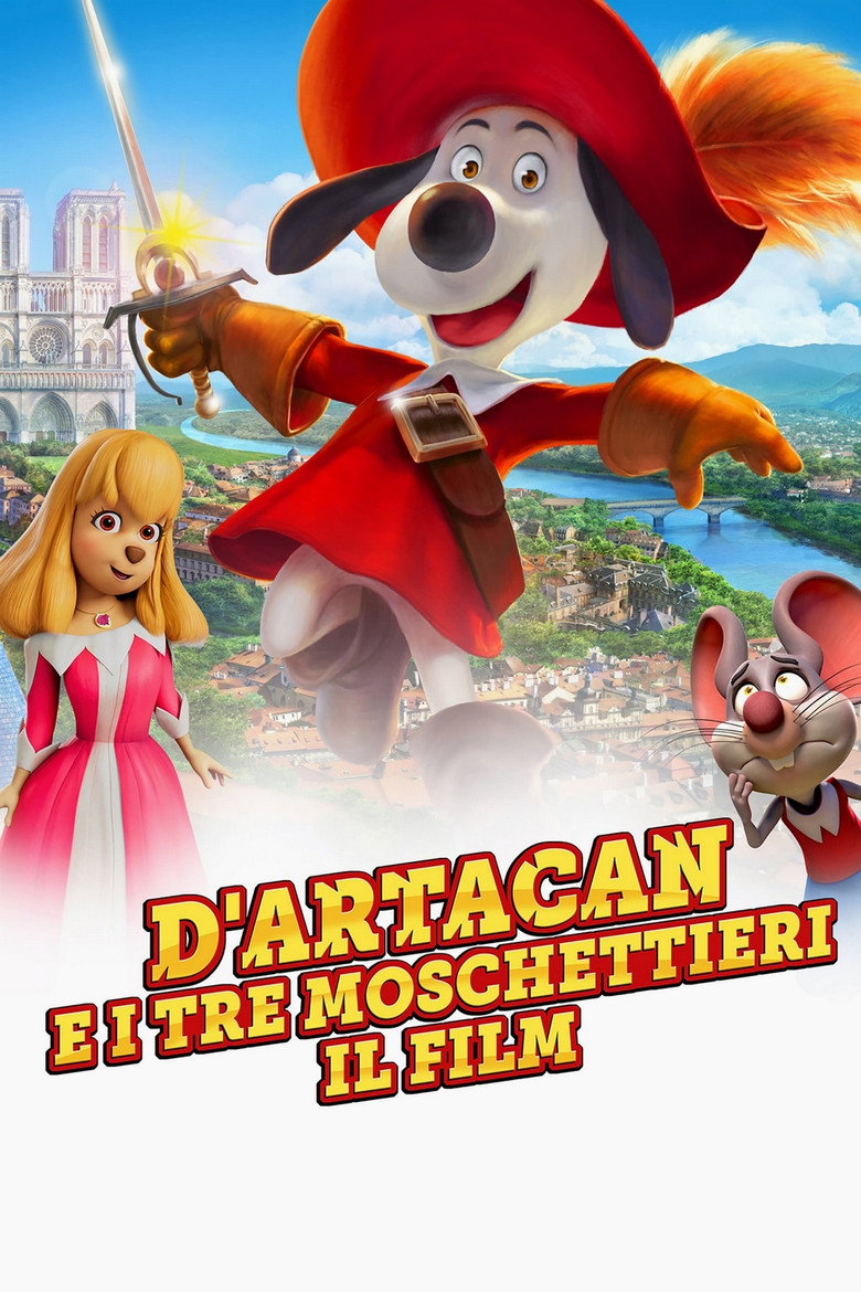 Copertina di D'Artacan e i tre moschettieri: il film