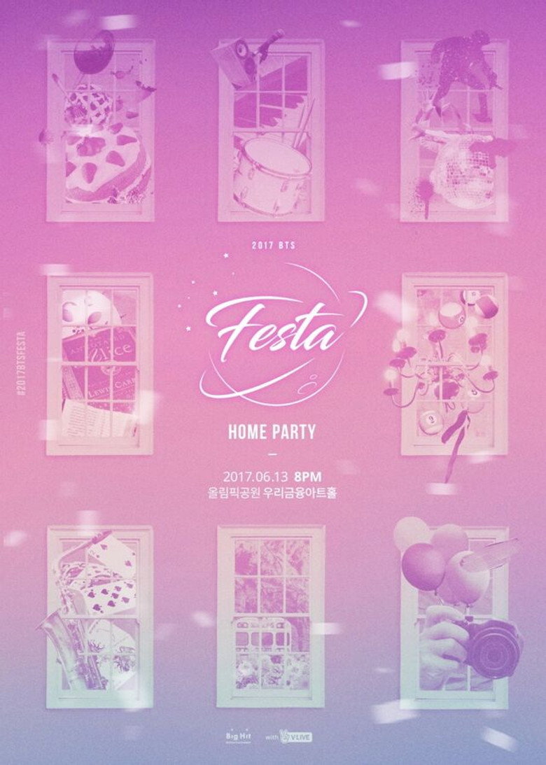 BTS HOME PARTY background