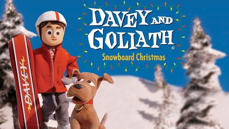 Davey and Goliath's Snowboard Christmas main backdrop