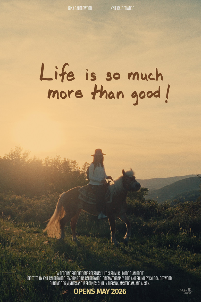 Life is so much more than good! poster