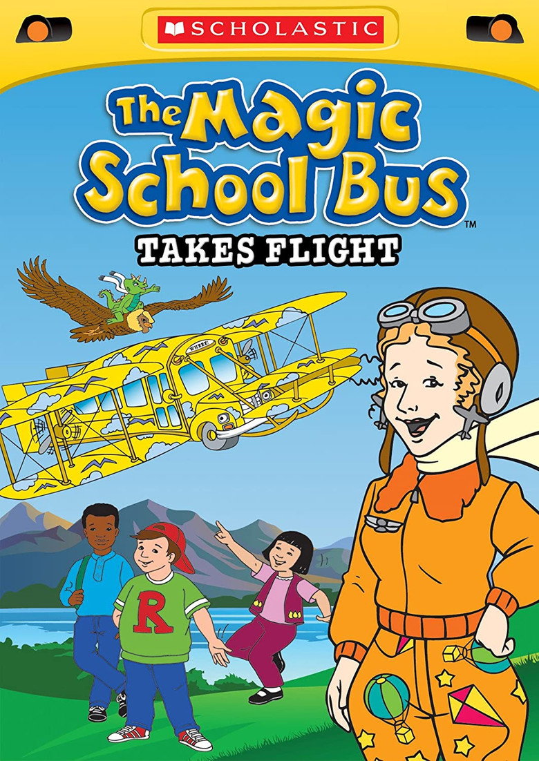 The Magic School Bus Takes Flight background
