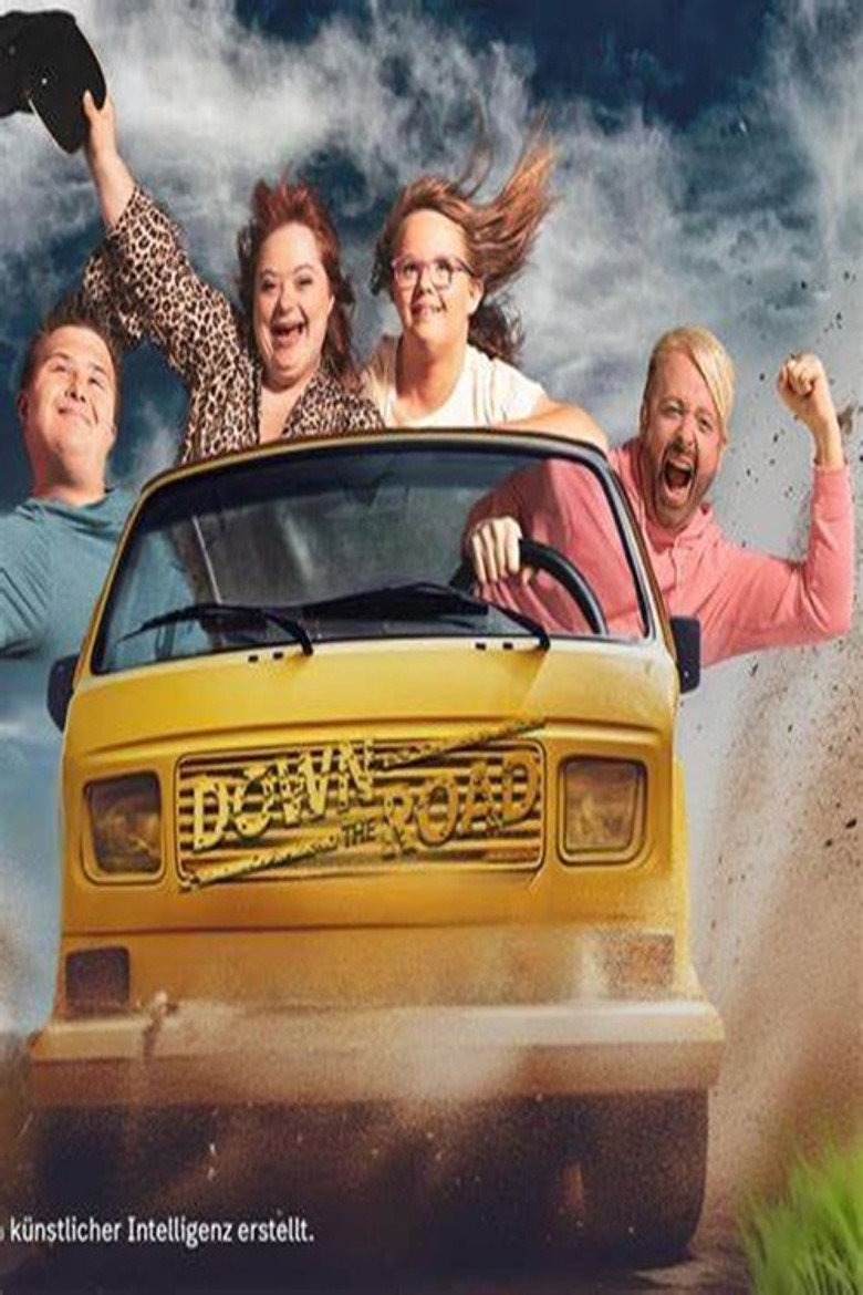 Official poster for Down the Road – Die Abenteuerreise