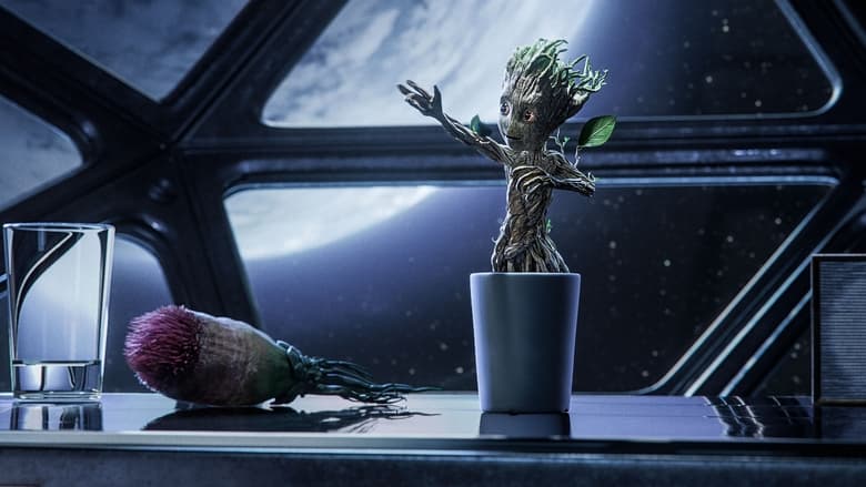 Groot's First Steps banner backdrop