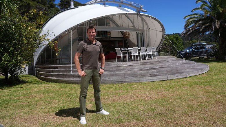 Still image for George Clarke’s Homes in the Wild season 1 episode 1: Great Barrier Island, New Zealand Still image for George Clarke’s Homes in the Wild season 1 episode 1: Great Barrier Island, New Zealand
